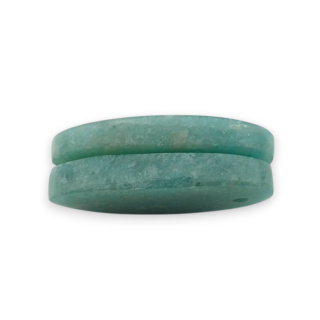 Amazonit para kaboszonów z dziurką 25x12 mm nr P924
