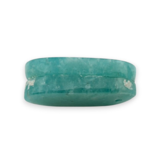 Amazonit para kaboszonów z dziurką 25x12 mm nr P929