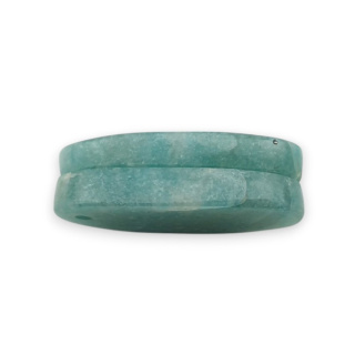 Amazonit para kaboszonów z dziurką 25x13 mm nr P931