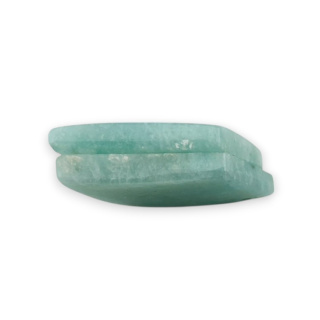 Amazonit para kaboszonów z dziurką 28x12 mm nr P926