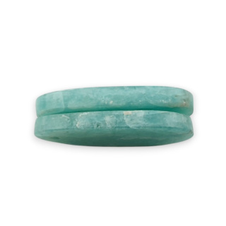 Amazonit para kaboszonów z dziurką 29x12 mm nr P925