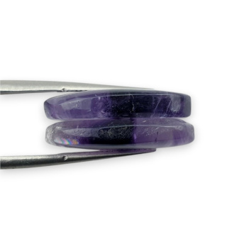 Ametyst para kaboszonów z dziurką 21x12 mm nr R97