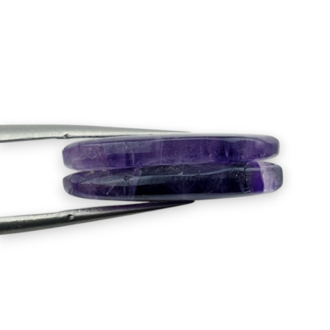 Ametyst para kaboszonów z dziurką 23x12 mm nr R95 Ametyst para kaboszonów z dziurką 23x12 mm nr R95