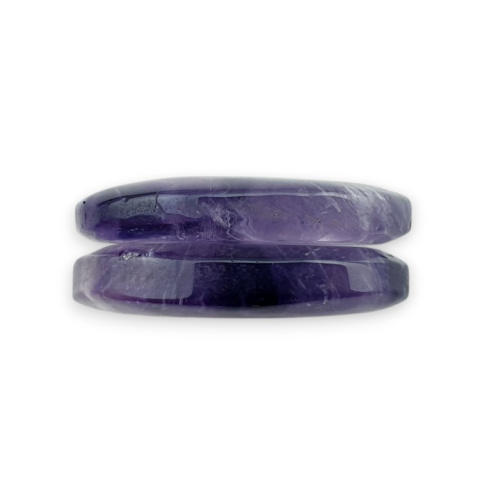 Ametyst para kaboszonów z dziurką 23x15 mm nr R88 Ametyst para kaboszonów z dziurką 23x15 mm nr R88
