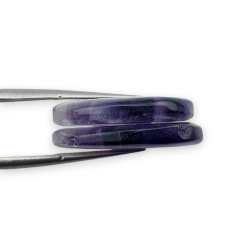 Ametyst para kaboszonów z dziurką 23x15 mm nr R94 Ametyst para kaboszonów z dziurką 23x15 mm nr R94