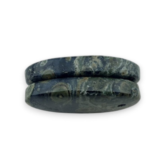 Jaspis kambaba para kaboszonów z dziurką 22x12 mm nr P988