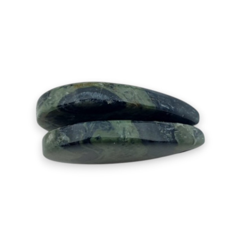 Jaspis kambaba para kaboszonów z dziurką 22x14 mm nr P995 Jaspis kambaba para kaboszonów z dziurką 22x14 mm nr P995