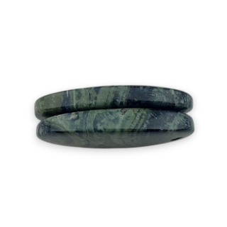 Jaspis kambaba para kaboszonów z dziurką 23x13 mm nr P969