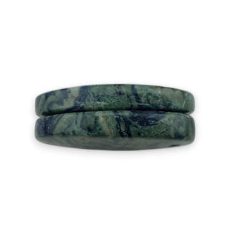 Jaspis kambaba para kaboszonów z dziurką 23x13 mm nr P980
