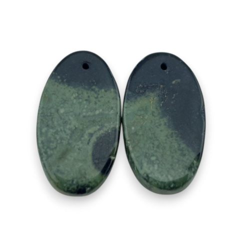 Jaspis kambaba para kaboszonów z dziurką 23x13 mm nr P984 Jaspis kambaba para kaboszonów z dziurką 23x13 mm nr P984