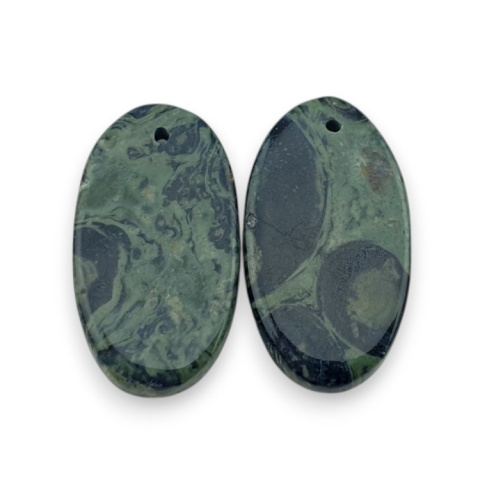 Jaspis kambaba para kaboszonów z dziurką 23x13 mm nr P998 Jaspis kambaba para kaboszonów z dziurką 23x13 mm nr P998