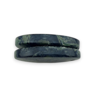 Jaspis kambaba para kaboszonów z dziurką 24x13 mm nr R4