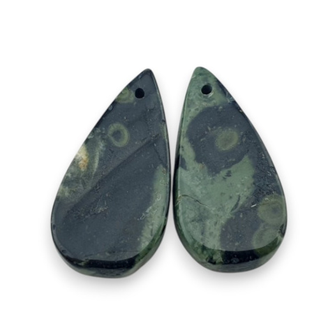 Jaspis kambaba para kaboszonów z dziurką 25x13 mm nr P987 Jaspis kambaba para kaboszonów z dziurką 25x13 mm nr P987