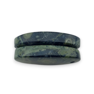 Jaspis kambaba para kaboszonów z dziurką 25x14 mm nr P978