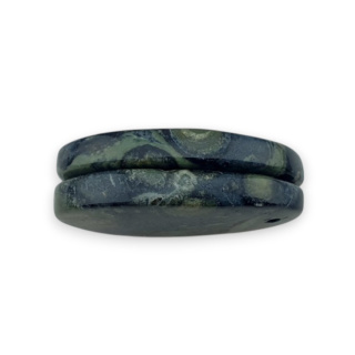 Jaspis kambaba para kaboszonów z dziurką 25x14 mm nr P981