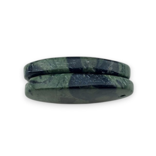 Jaspis kambaba para kaboszonów z dziurką 25x14 mm nr R8
