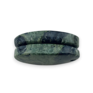 Jaspis kambaba para kaboszonów z dziurką 25x15 mm nr P985