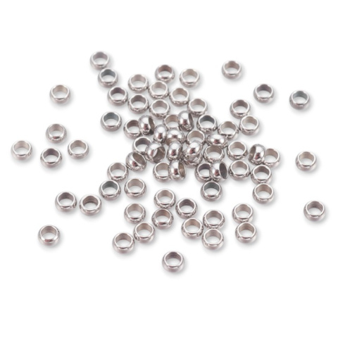 Koralik zaciskowy stal szlachetna 1,9 mm 20 szt. Koralik zaciskowy stal szlachetna 1,9 mm 20 szt.
