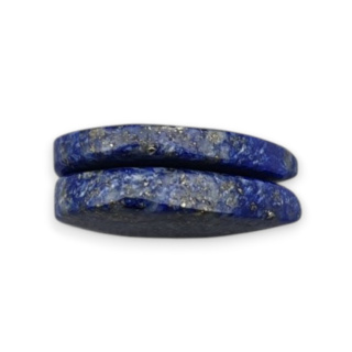 Lapis lazuli para kaboszonów z dziurką 18x12 mm nr R45