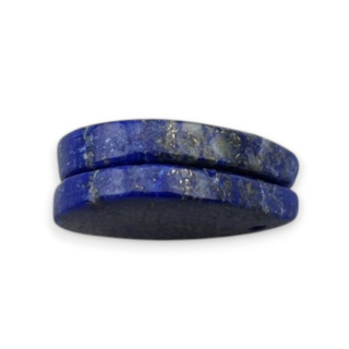 Lapis lazuli para kaboszonów z dziurką 19x14 mm nr R19