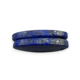 Lapis lazuli para kaboszonów z dziurką 20x12 mm nr R37