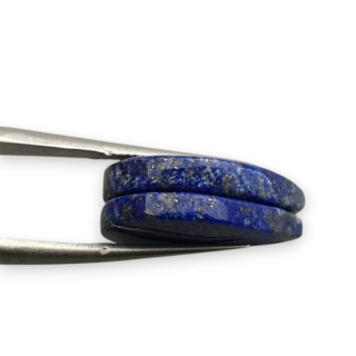 Lapis lazuli para kaboszonów z dziurką 20x14 mm nr R35