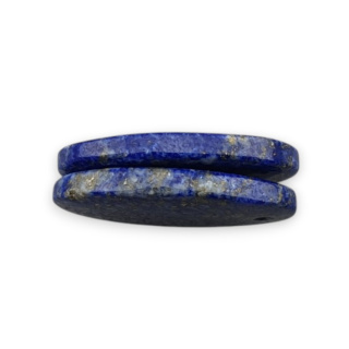 Lapis lazuli para kaboszonów z dziurką 21x12 mm nr R25