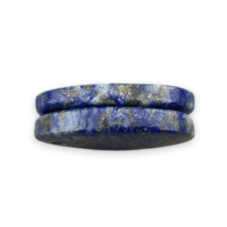 Lapis lazuli para kaboszonów z dziurką 22x13 mm nr R28