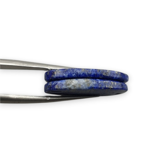Lapis lazuli para kaboszonów z dziurką 22x13 mm nr R29 Lapis lazuli para kaboszonów z dziurką 22x13 mm nr R29