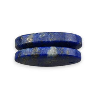 Lapis lazuli para kaboszonów z dziurką 22x13 mm nr R40
