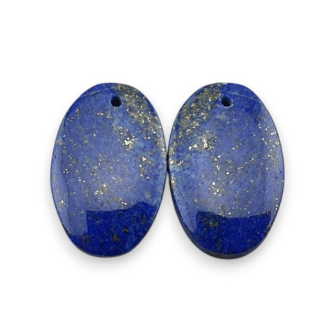 Lapis lazuli para kaboszonów z dziurką 22x14 mm nr R22 Lapis lazuli para kaboszonów z dziurką 22x14 mm nr R22