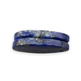 Lapis lazuli para kaboszonów z dziurką 22x14 mm nr R27