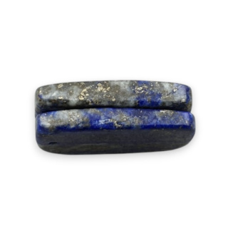 Lapis lazuli para kaboszonów z dziurką 23x13 mm nr R26