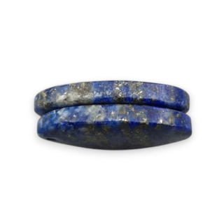 Lapis lazuli para kaboszonów z dziurką 23x14 mm nr R31