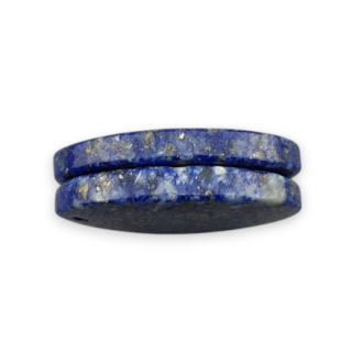 Lapis lazuli para kaboszonów z dziurką 24x15 mm nr R33
