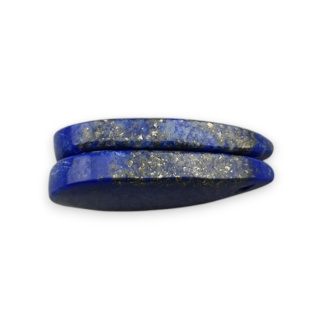 Lapis lazuli para kaboszonów z dziurką 25x13 mm nr R38