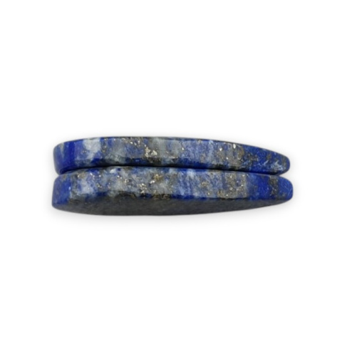Lapis lazuli para kaboszonów z dziurką 25x14 mm nr R36 Lapis lazuli para kaboszonów z dziurką 25x14 mm nr R36