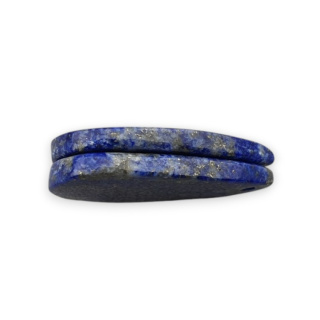 Lapis lazuli para kaboszonów z dziurką 26x14 mm nr R30