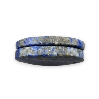 Lapis lazuli para kaboszonów z dziurką 26x16 mm nr R16
