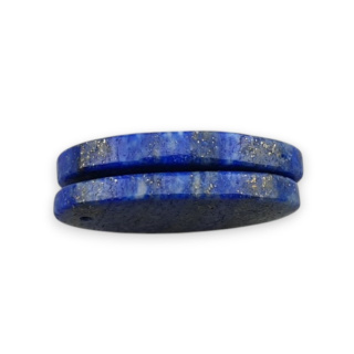 Lapis lazuli para kaboszonów z dziurką 26x17 mm nr R20
