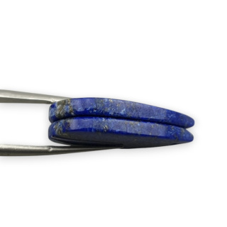 Lapis lazuli para kaboszonów z dziurką 28x15 mm nr R49