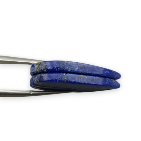Lapis lazuli para kaboszonów z dziurką 28x15 mm nr R49 Lapis lazuli para kaboszonów z dziurką 28x15 mm nr R49