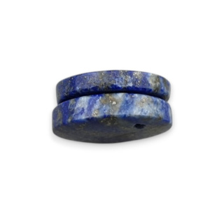 Lapis lazuli para kaboszonów z dziurką fi 16 mm nr R15