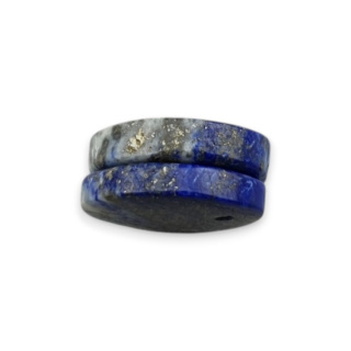 Lapis lazuli para kaboszonów z dziurką fi 16 mm nr R41