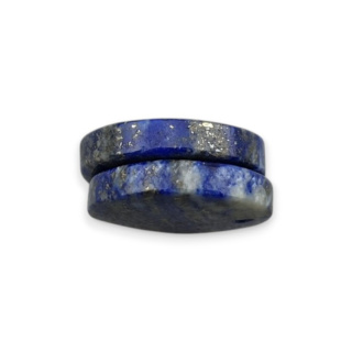 Lapis lazuli para kaboszonów z dziurką fi 18 mm nr R46