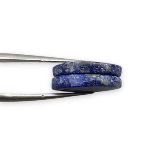 Lapis lazuli para kaboszonów z dziurką fi 19 mm nr R43 Lapis lazuli para kaboszonów z dziurką fi 19 mm nr R43