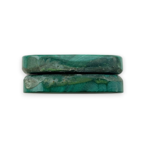 Malachit para kaboszonów z dziurką 25x13 mm nr R79 Malachit para kaboszonów z dziurką 25x13 mm nr R79