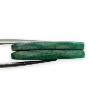 Malachit para kaboszonów z dziurką 29x10 mm nr R60