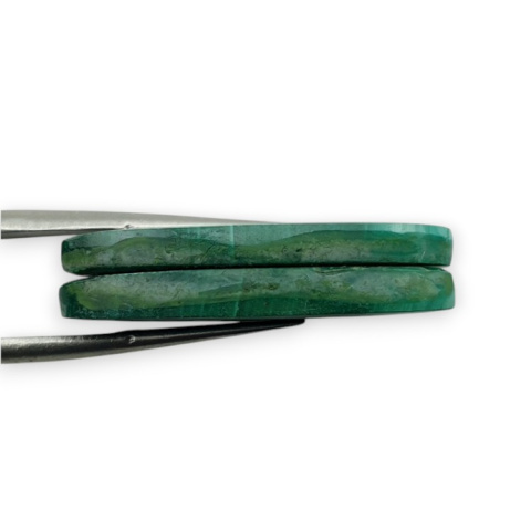 Malachit para kaboszonów z dziurką 29x10 mm nr R60 Malachit para kaboszonów z dziurką 29x10 mm nr R60