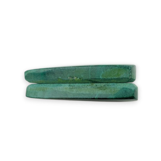 Malachit para kaboszonów z dziurką 32x13 mm nr R72